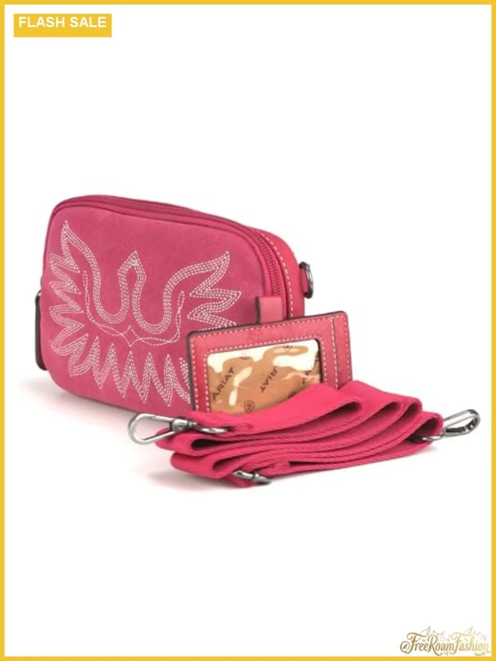 Western Belt Bag Clutch with Card Holder, One Size